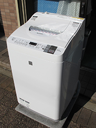 シャープ洗濯乾燥機ES-T5E4-KW販売商品